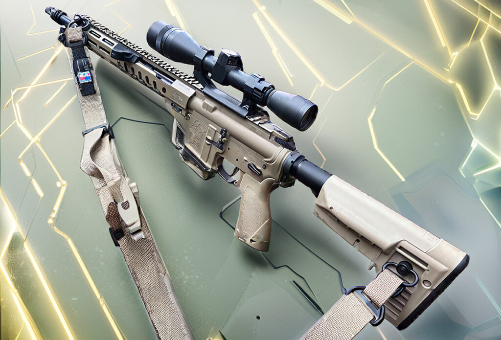 A picture of AR-15 Rear vs Side Charging